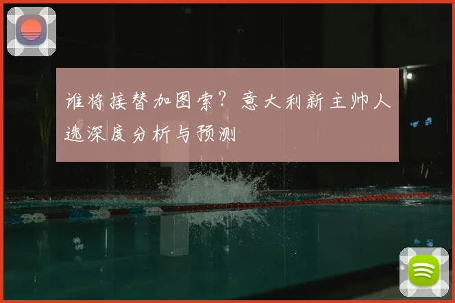 谁将接替加图索?意大利新主帅人选深度分析与预测